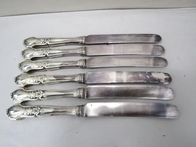 VINTAGE/ANTIQUE Sterling Silver Dinner Knives- 340 Grams