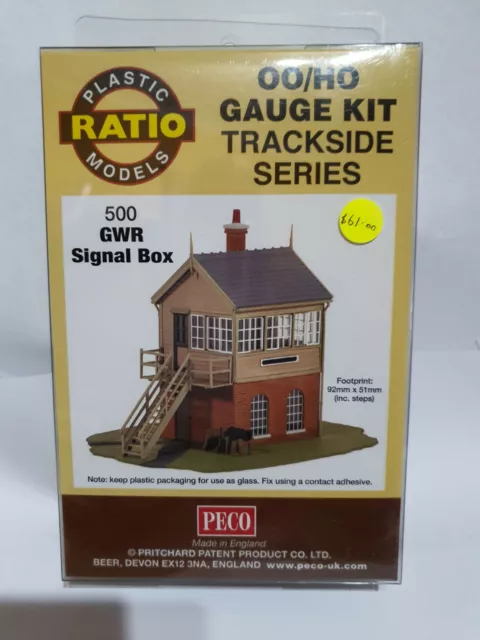 Ratio 500 GWR Signal Box kit OO scale