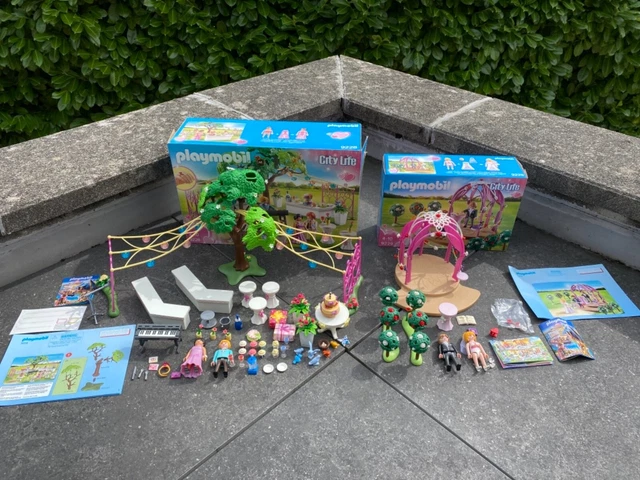 Lot Playmobil Mariage – Boîtes 9228, 9229, 9230 – Incomplet – Voir Photos
