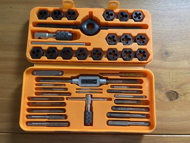 Toolstar 40PC Tungsten Steel Tap and Die Set