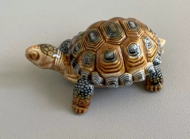 Vintage Wade Porcelain Tortoise Trinket Box