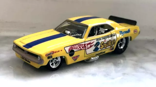 LOOSE Hot Wheels Don Prudhomme SNAKE  Plymouth Cuda FC NHRA FUNNY CAR not rlc