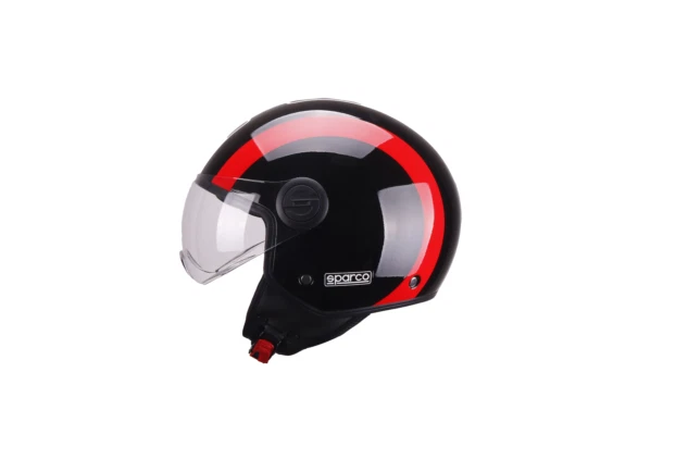 Casque Jet Sparco RJ-I Carbone FIA-Snell Couleur Noir Taille XS