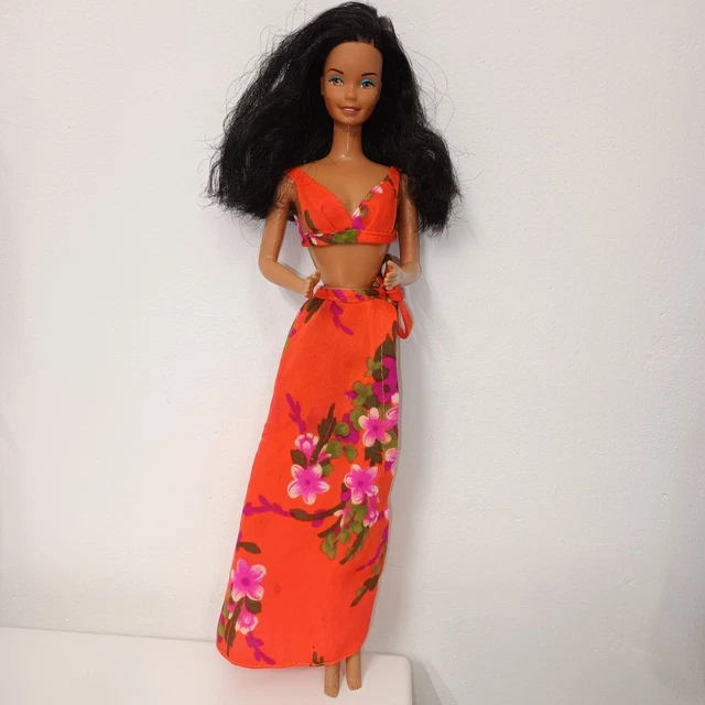 RARE POUPÉE VINTAGE Barbie Mattel Hawaïenne Superstar 1978 EUR 39,00