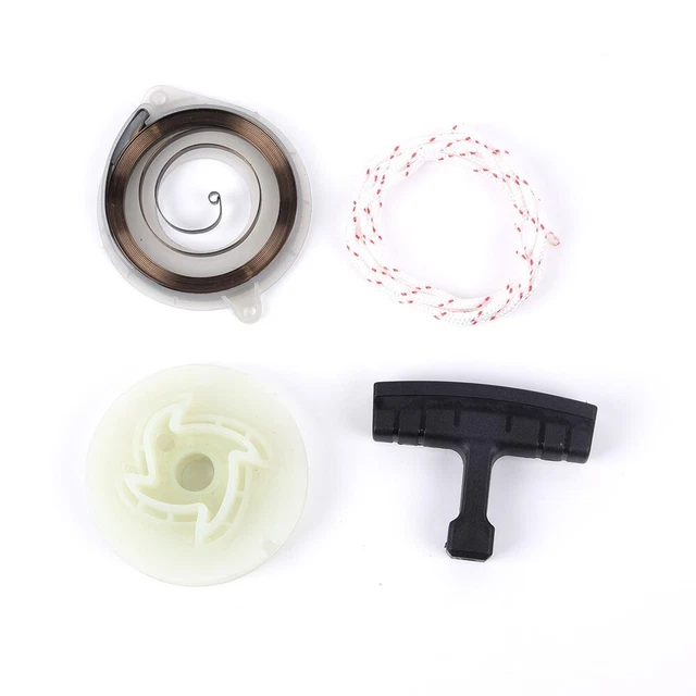Set puleggia di avviamento primavera rinculo per Husqvarna 445e 450 corda calda nuova 6