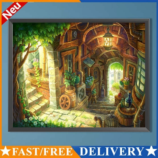 5D DIY FULL Round Drill Diamond Painting Beautiful Morning Kit Home ...
