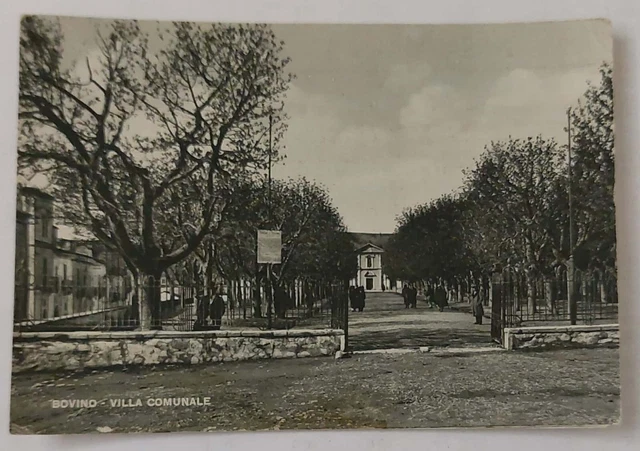 BOVINO ( FOGGIA) Villa Comunale , Vg 1955 ? F.g. Animata