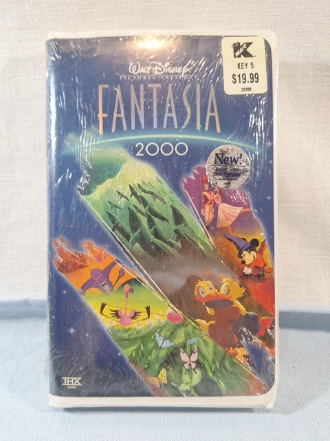 BRAND NEW WALT Disney Fantasia 2000 VHS Movie Clamshell Factory Sealed ...