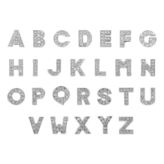 Portachiavi Lettera H In Strass Cristallo – Metallico, 3,5 Cm, Regalo Personalizzato