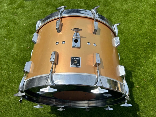 SONOR Phonic 22''X14" Bass drum Beech shell Metallic Bronze Made in Germany