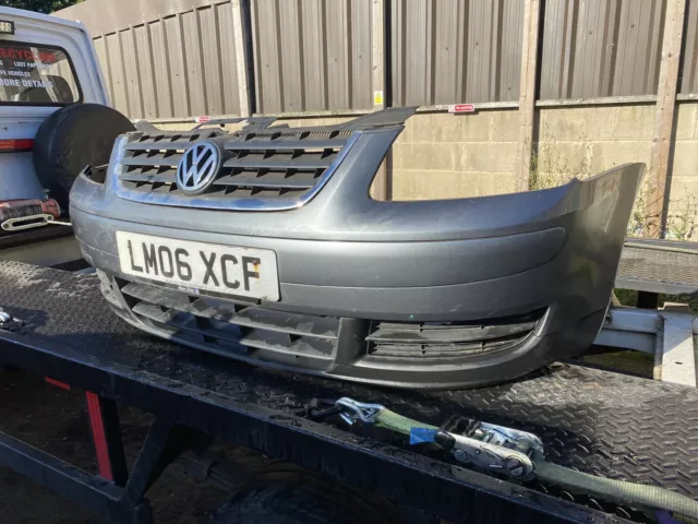 New OE Front Bumper Front VW Touran 5T LC9X Black Sra 4 Pdc