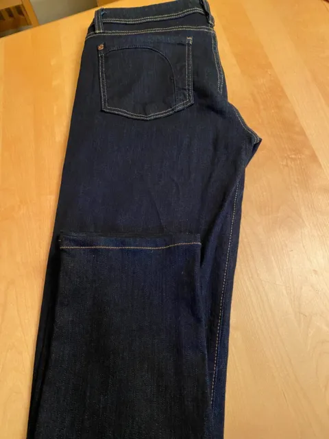 Fidelity Stevie Mid Rise Skinny Women's Dark Wash Jeans Sz 30
