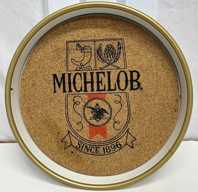 Vintage Michelob Beer Since 1968 Metal Serving Tray 13 Inch