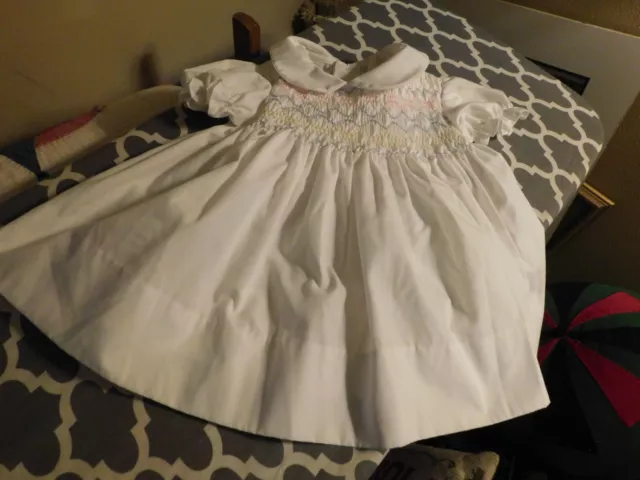 Smocked Bodice Toddler Dress Vintage Tieback Philippines Size 18 Month