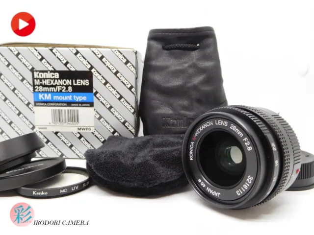 [Presque Inutilisé en Boîte Pochette] Konica M-HEXANON 28mm f2.8 Leica Montage M