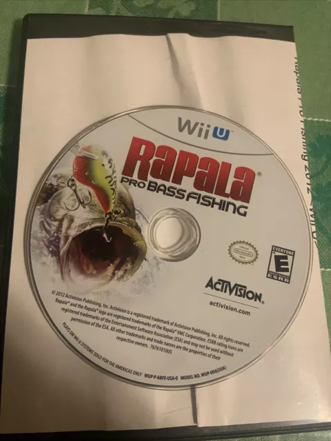 RAPALA PRO BASS Fishing (Nintendo Wii U, 2012) Complete CIB TESTED! $29.69  - PicClick