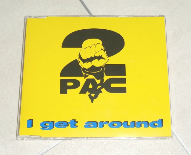2PAC I GET Around CD Interscope Germany 4 Track Maxi Single With