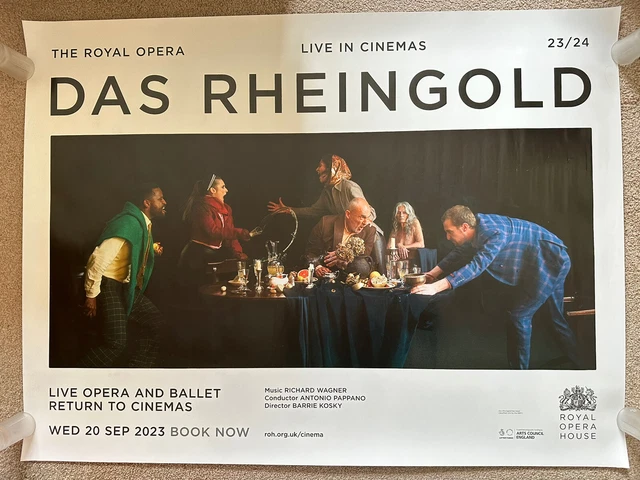 ROYAL OPERA RARE Das Rheingold 2023 Original UK Cinema Quad Poster £9. ...