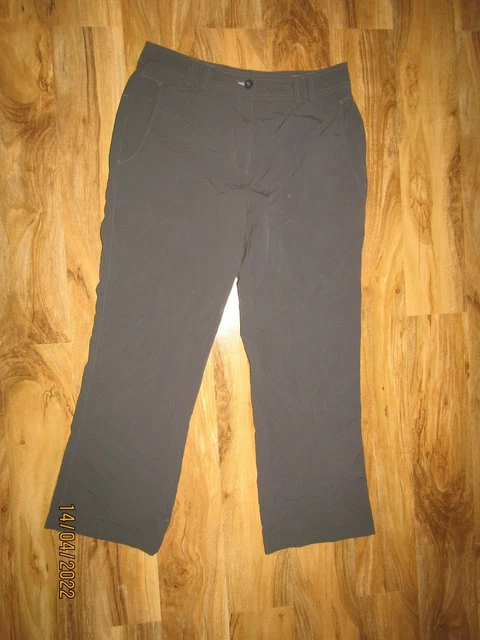 ROHAN WOMENS UK 14 regular FUSION WALKING TROUSERS DARK GREY