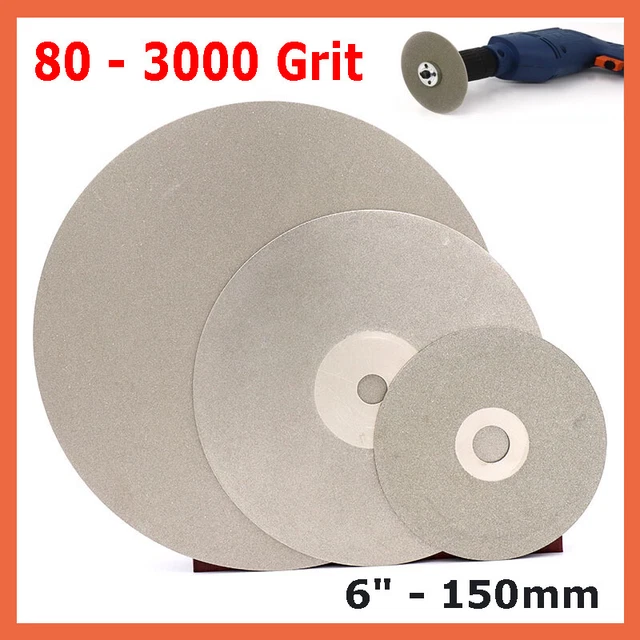 Uxcell Diamond Lapidary Wheel 6 Inch X 1 Inch With 0.5" Arbor Hole 240 Grit Jewelry Grinding Wheels Stone Marble Gem Glass Ceramics Crystal Cemented Carbid - View #10