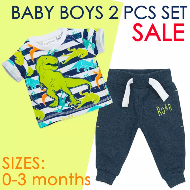Body neonato neonato estate maniche corte babygrow 0-3 mesi Dino
