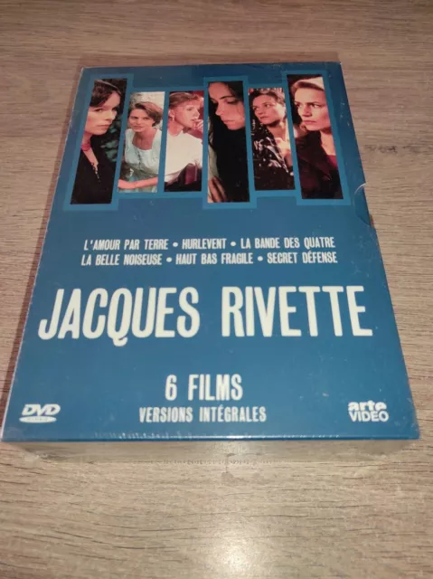 * Coffret Neuf Sous Blister Jacques Rivette 8 Dvd ( 6 Films Versions Intégrales)