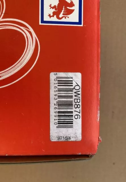 Juego de rodamiento  rueda ABS para Opel Astra, Vactra, 86-89, cojinetes, QWB876