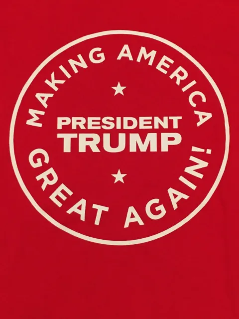 President TRUMP Making America Great Again! Red Shirt Sz XL X-Large