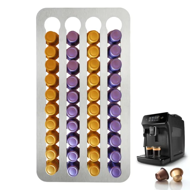 Kapselhalter für 40 Nespresso Kapseln Kapselständer Kapselspender Kaffee Halter-