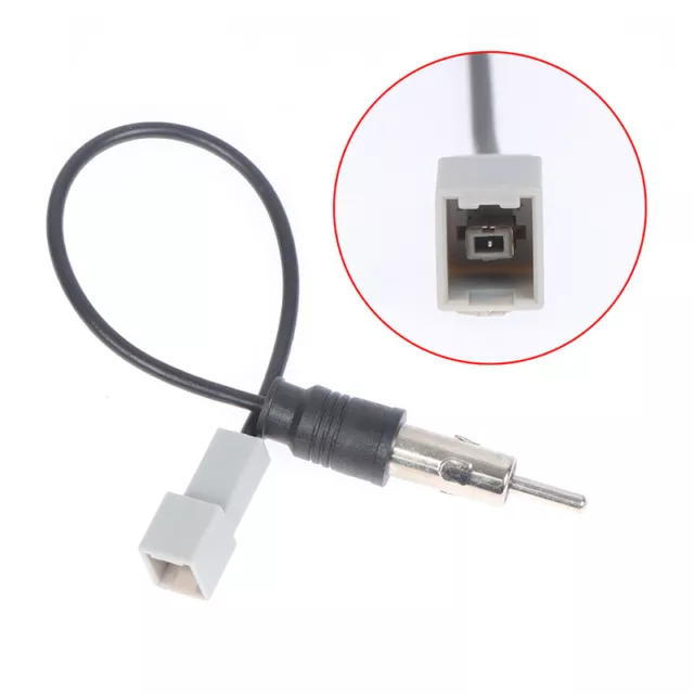 Car Antenna Adapter Female Connector FM Radio CD Wire Cable For Borrego Car_tu