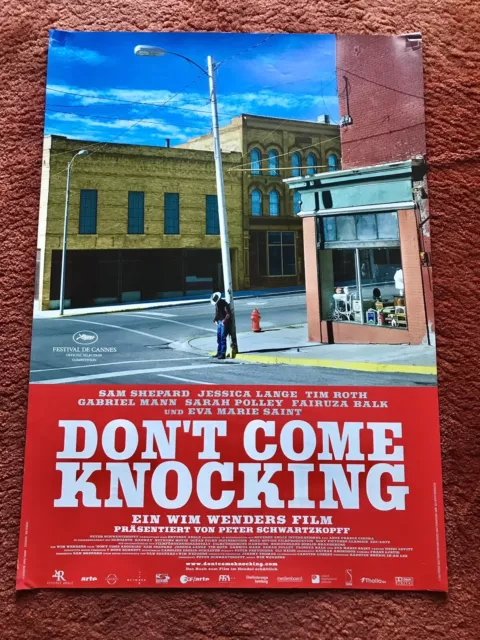 Don't come knocking Kinoplakat Poster A1, Wim Wenders, Jessica Lange, Roth