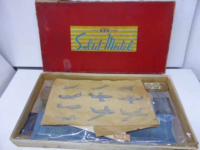 MAQUETTE EN BOIS avion YMC 1957 hawher tempest japan old model kit