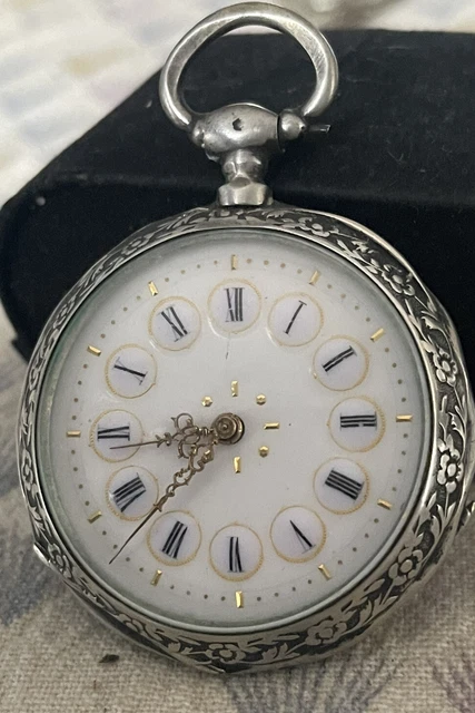 Montre gousset argent antoine ères régulateur fonctionne à Bernay Vilbert Clas