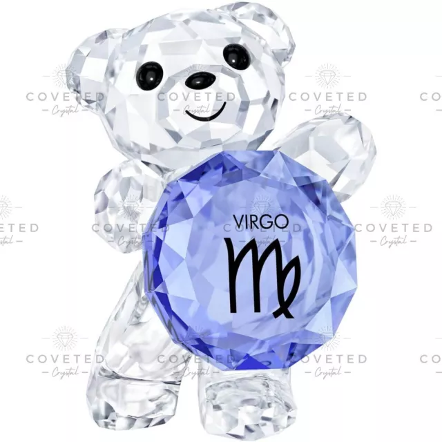 Swarovski Crystal KRIS BEAR ZODIAC VIRGO 5396282 Mint Boxed Rare Retired New