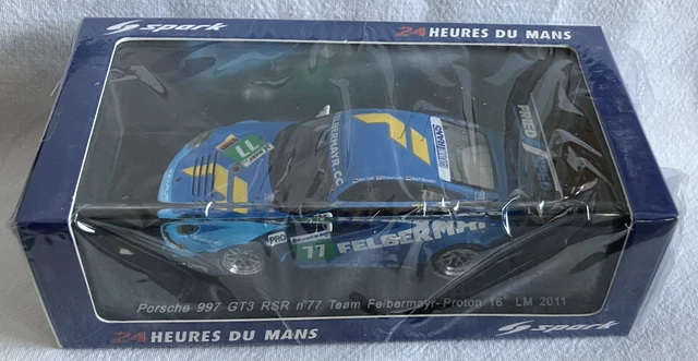 Miniature Spark 1/43 - Porsche 997 GT3 RSR #77 - Dempsey Proton Le Mans 2013