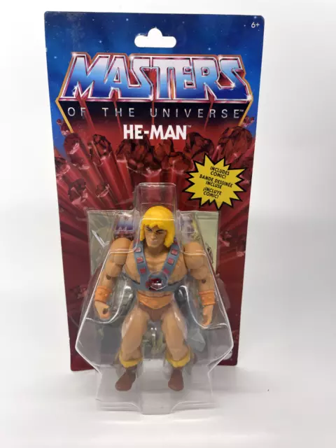 Masters of The Universe Origins He-Man Action Figure - UK Mattel New Mint