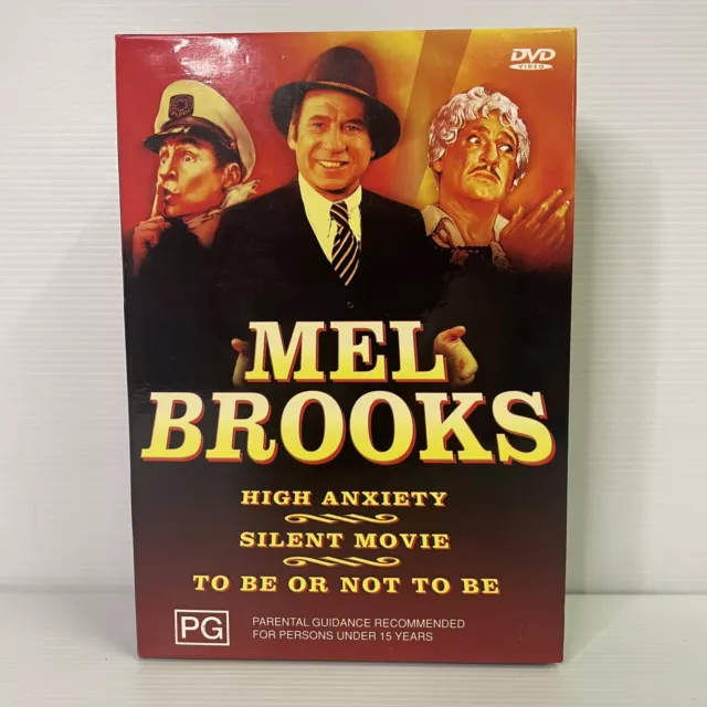 MEL BROOKS DVD Box Set - High Anxiety, Silent movie & To Be Or Not