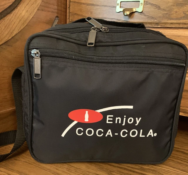 Enjoy Coca-cola Coke Insulated Adjustable Strap Crossbody Soft Lunchbox Cooler