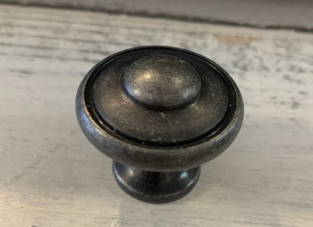 Furniture Knob Dark Gray Cabinet Door Pull Hardware Included