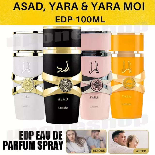 Lattafa YARA by Lattafa 3.4 Oz (100 ml) EDP Eau De Parfum Spray for Women