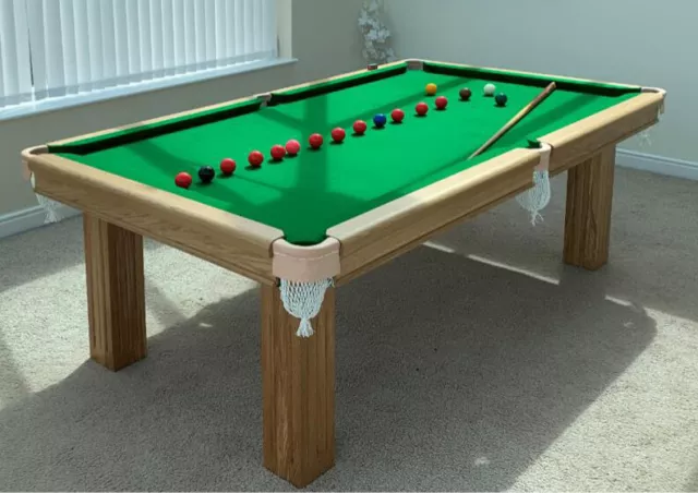 7ft Solid Oak Majestic Snooker table by idonohoe Snooker of Accrington