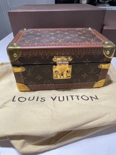 Louis Vuitton Coffret Tresor Size 24 Noir M20094 Monogram Reverse Canvas