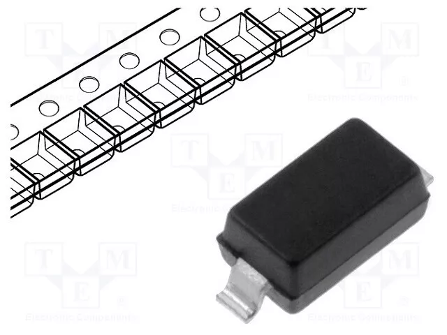 Diode: rectifier diode Schottky 70V 15mA SMD 1ns 1N5711W-7-F Schottky diode