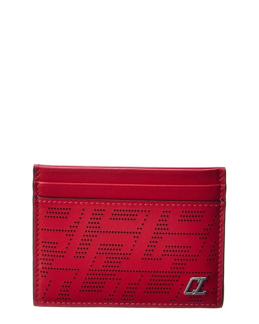 Christian Louboutin M Kios Leather Card Holder Men's  Os