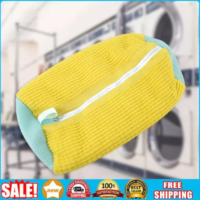 Shoe Clean Net Multifunctional Sneaker Washing Bag with Zipper for Household Use