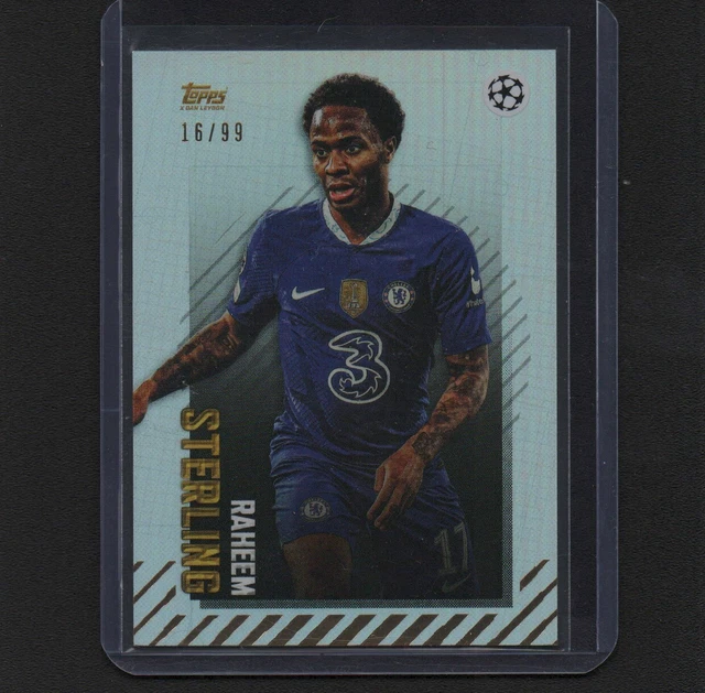 202223 TOPPS GOLD Ucl Raheem Sterling Chelsea Fc Premier League /99