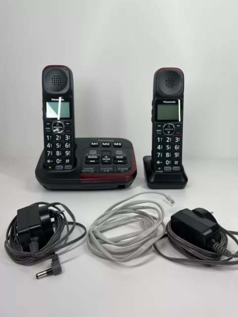 PANASONIC AMPLIFIED DIGITAL Cordless phone & Answering Machine KX