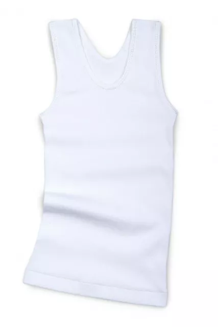 5 x Bonds Boys Kids White Chesty Vest Cotton Singlets