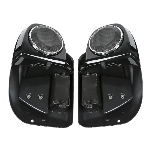 Bas De Carénage Pour Harley Road King Special 17-20 - Protège-Jambes Craftride Avec Pochettes Et Bande Réfléchissante
