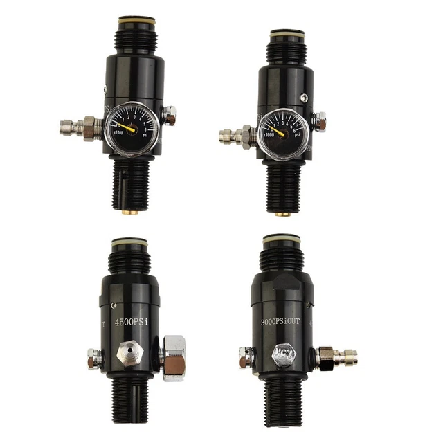 Manomètre, régulateur de pression, compresseur d'air PCP HPA 4500Psi Valve de régulation